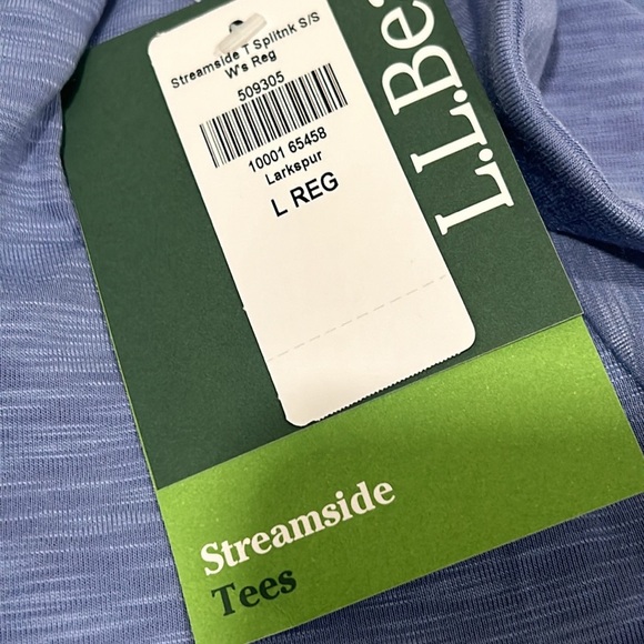 Women's Streamside Tee, Short-Sleeve Splitneck - Picture 6 of 7